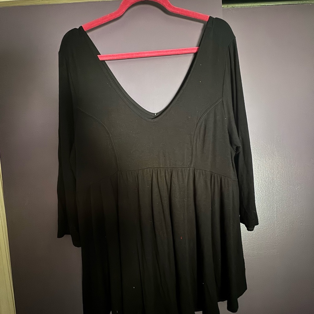 LOWEST PRICE Torrid Black Babydoll Top